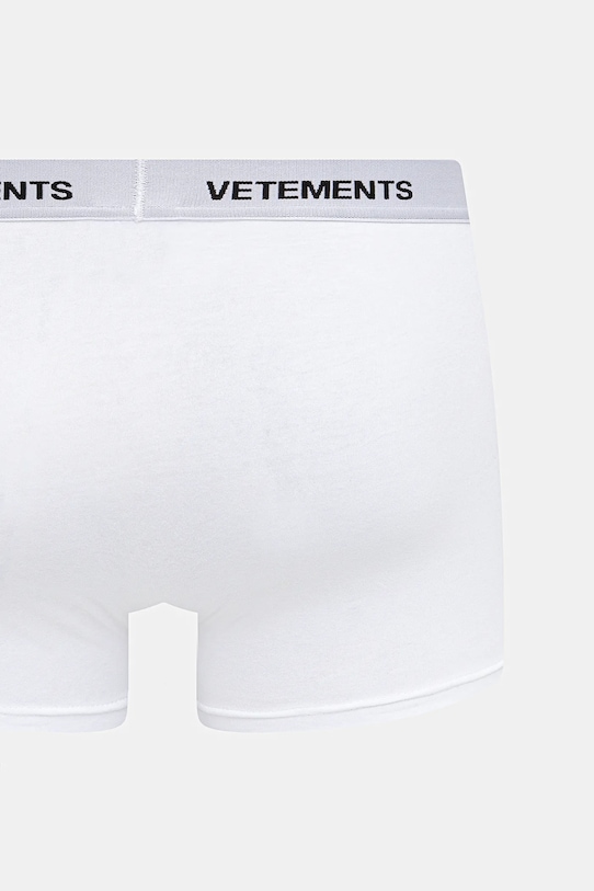 VETEMENTS bokserki Logo ME76UN272W biały SS26
