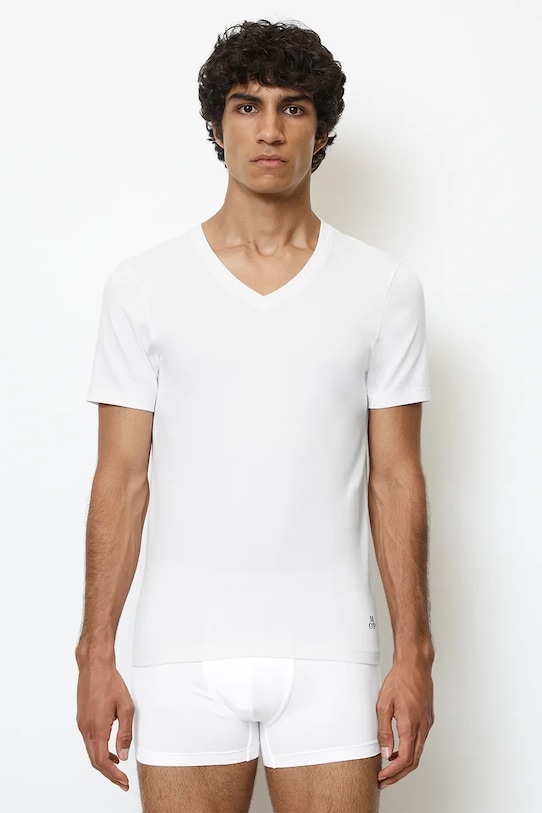 Marc O'Polo t-shirt piżamowy 2-pack dzianina biały 10218043