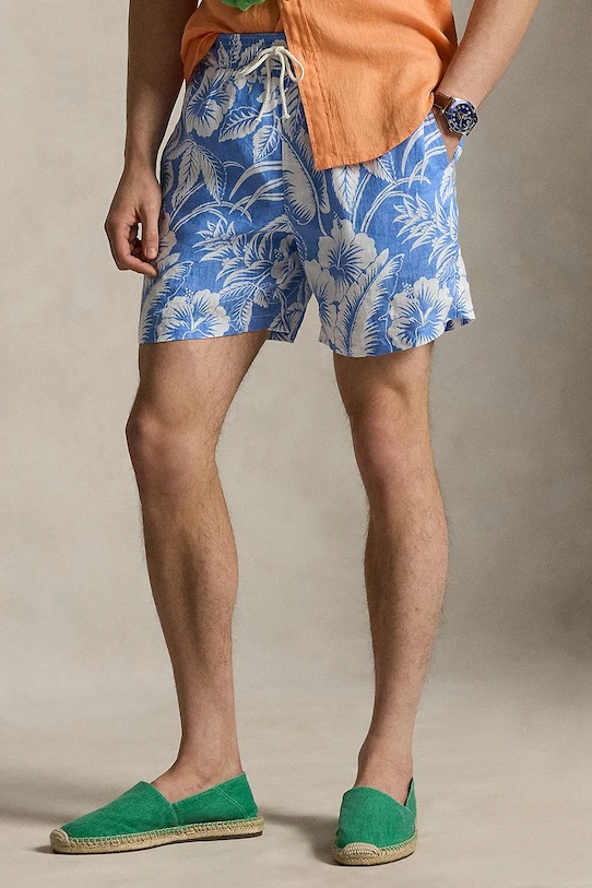 Polo Ralph Lauren σορτς μαγιό ανδρικά μπλε 710A13242