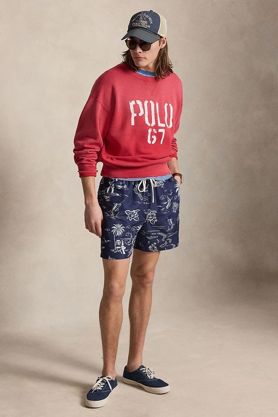 Odzież Polo Ralph Lauren szorty kąpielowe męskie 710B13658 granatowy