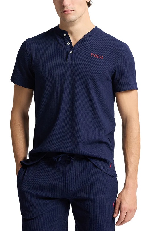Polo Ralph Lauren pyžamová košeľa pánska tmavomodrá 714965509