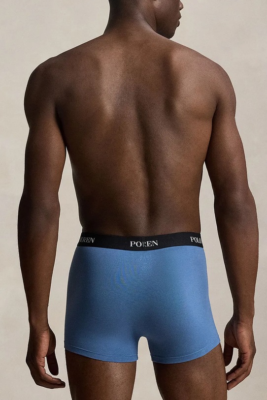 Odzież Polo Ralph Lauren bokserki 3-pack 714981412 niebieski