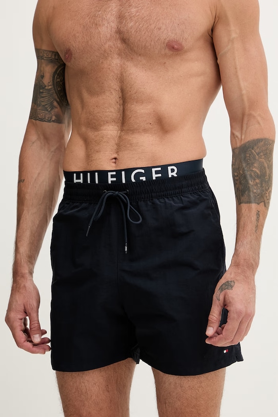Tommy Hilfiger szorty kąpielowe męskie UM0UM03749 granatowy SS26