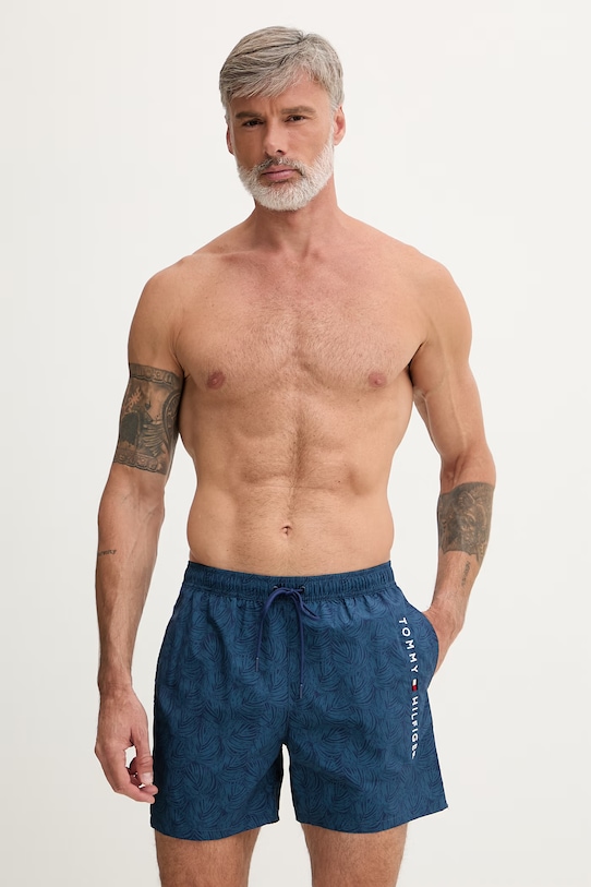 Tommy Hilfiger szorty kąpielowe męskie niebieski UM0UM03811