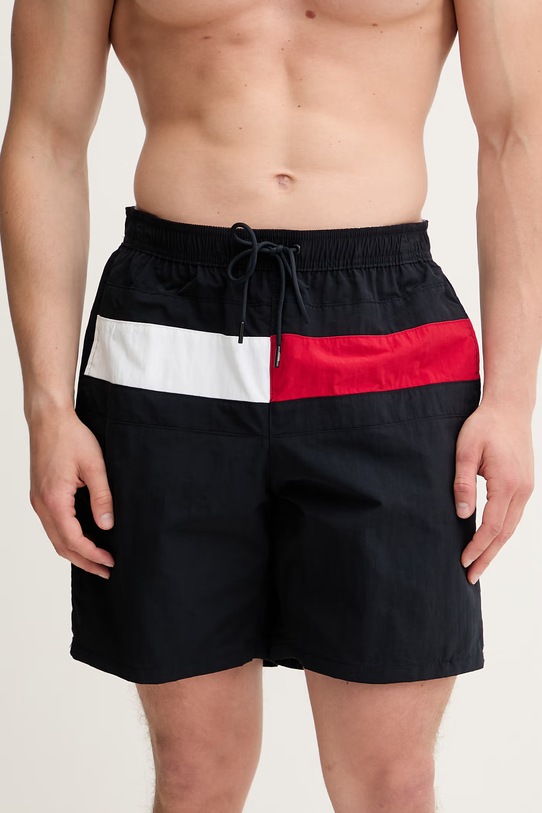 Tommy Hilfiger plavecké šortky pánske UM0UM03935 tmavomodrá SS26