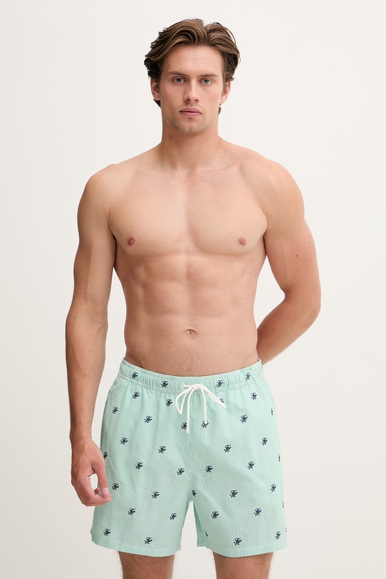 Tommy Hilfiger plavecké šortky pánske SUMMER zelená UM0UM03746