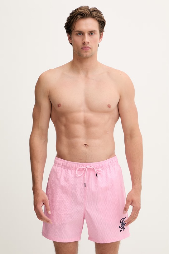 Tommy Hilfiger plavecké šortky pánske SUMMER ružová UM0UM03750