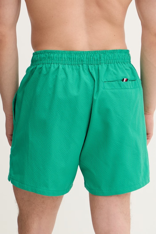 Oblečenie Tommy Hilfiger plavecké šortky pánske SUMMER UM0UM03750 zelená
