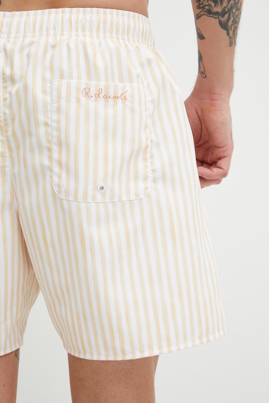 Lacoste pantaloni scurți de baie bărbați galben MH1901