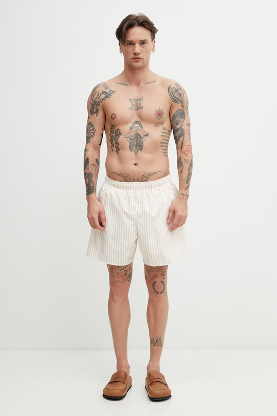 Lacoste pantaloni scurți de baie bărbați MH1901 galben