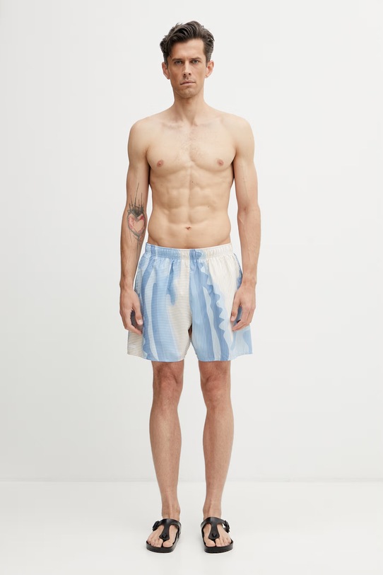 Lacoste szorty kąpielowe męskie MH1902 niebieski