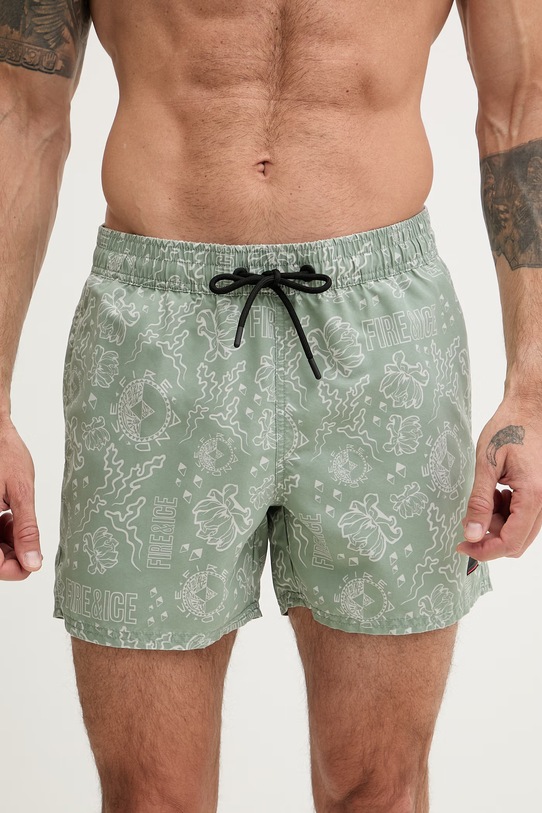 BOGNER Fire+Ice szorty kąpielowe męskie NELSON2 14011308 zielony SS26