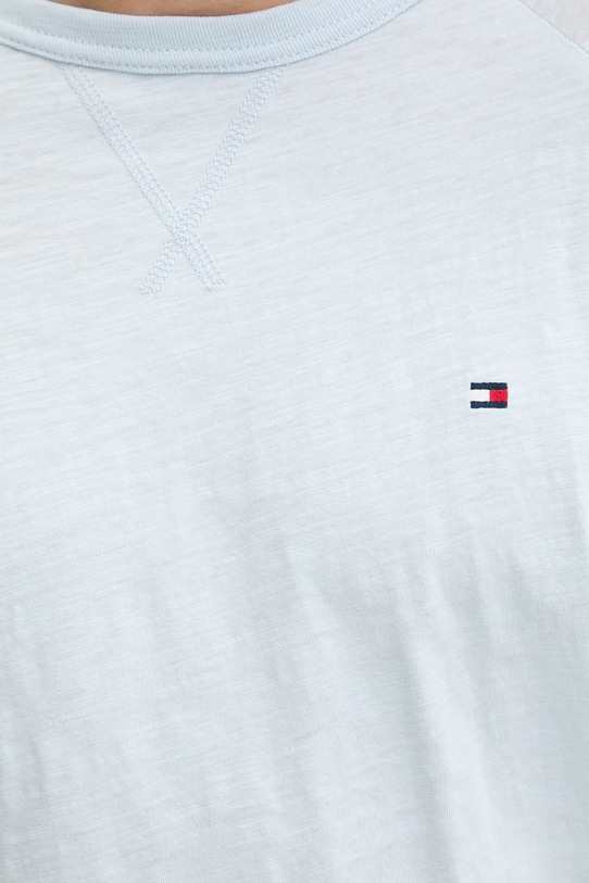 Tommy Hilfiger dvoudílné pyžamo pánské bavlněné UM0UM03807 modrá