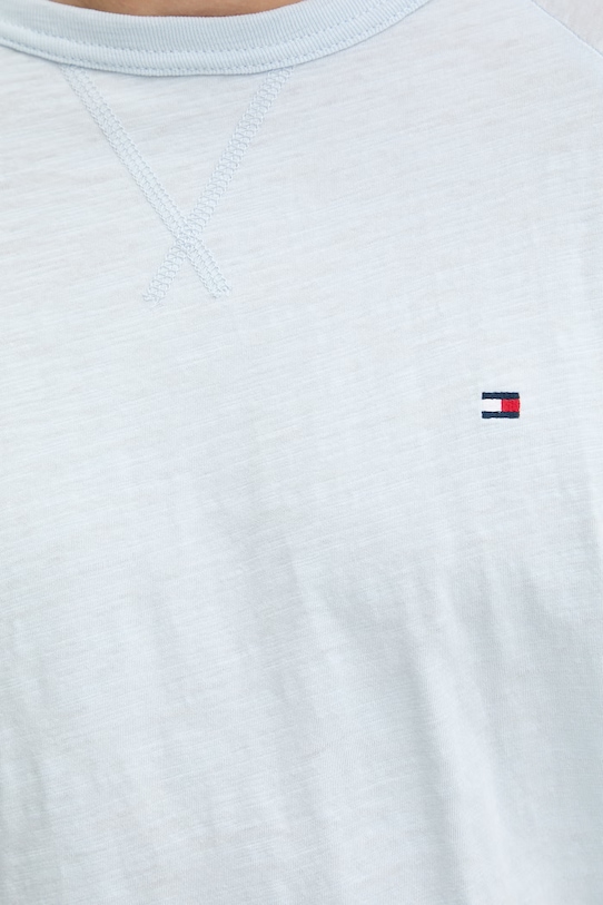 Tommy Hilfiger dvoudílné pyžamo pánské bavlněné UM0UM03807 modrá