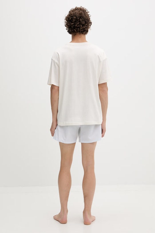 Tommy Hilfiger dvojdielne pyžamo pánske bavlnené béžová UM0UM03832