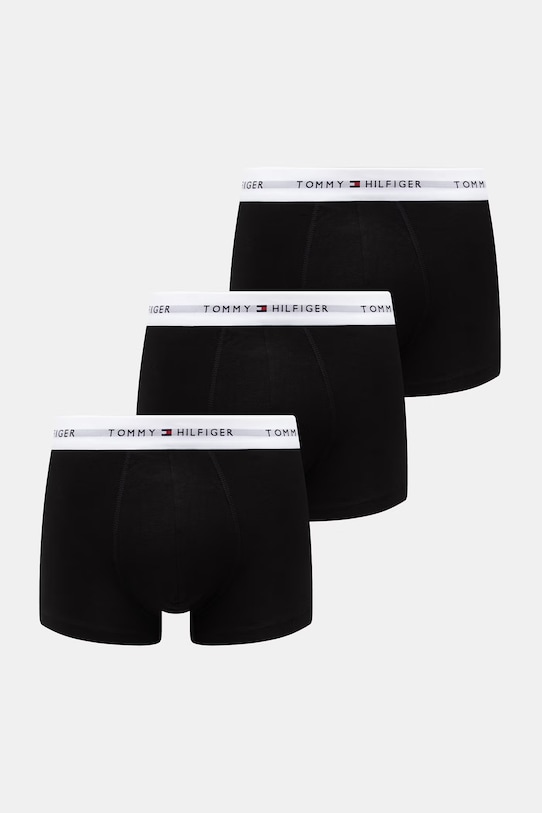 Tommy Hilfiger bokserki męskie bawełniane z elastanem 3-pack czarny UM0UM03752
