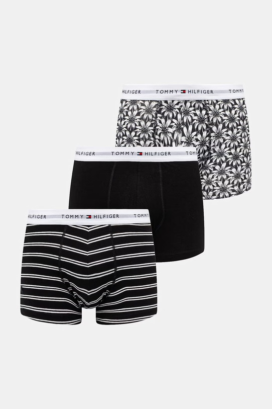 Tommy Hilfiger bokserki męskie bawełniane z elastanem 3-pack czarny UM0UM03753