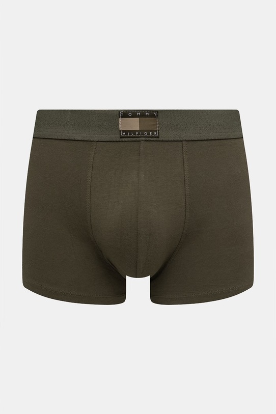 Îmbrăcăminte Tommy Hilfiger boxeri mulați pentru bărbați pachet de 3 UM0UM03760 verde