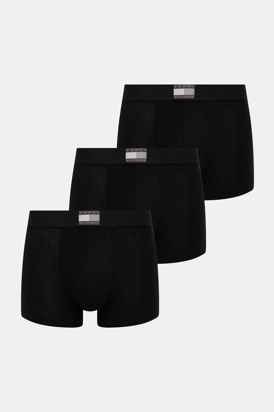 Tommy Hilfiger εφαρμοστά μποξεράκια Ανδρικά 3-pack μαύρο UM0UM03760