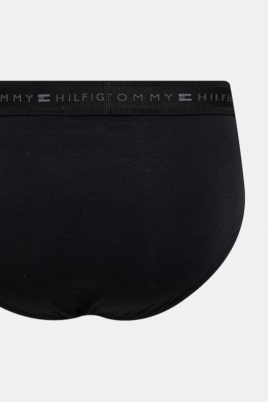 Дрехи Tommy Hilfiger слипове мъжки от памук с еластан 3 броя UM0UM03769 черен