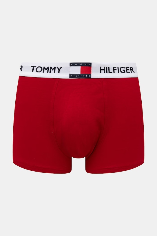Odzież Tommy Hilfiger bokserki męskie bawełniane z elastanem 3-pack UM0UM03835 czerwony