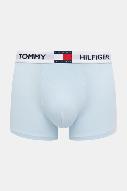Tommy Hilfiger boxerky pánske bavlnené s elastanom 3-pak UM0UM03835 tmavomodrá SS26