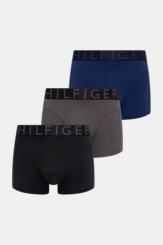 Tommy Hilfiger priliehavé boxerky pánske 3-pak čierna UM0UM03847