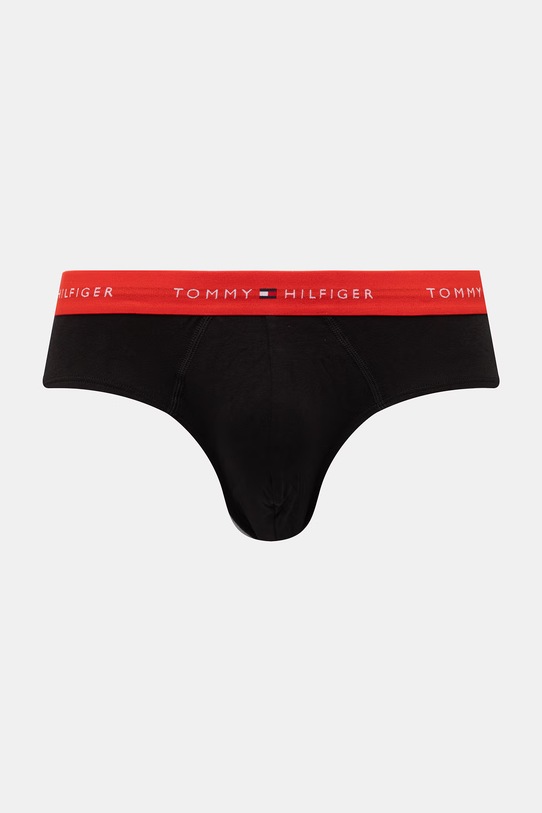 Tommy Hilfiger slipy męskie bawełniane z elastanem 3-pack UM0UM03876 czarny SS26