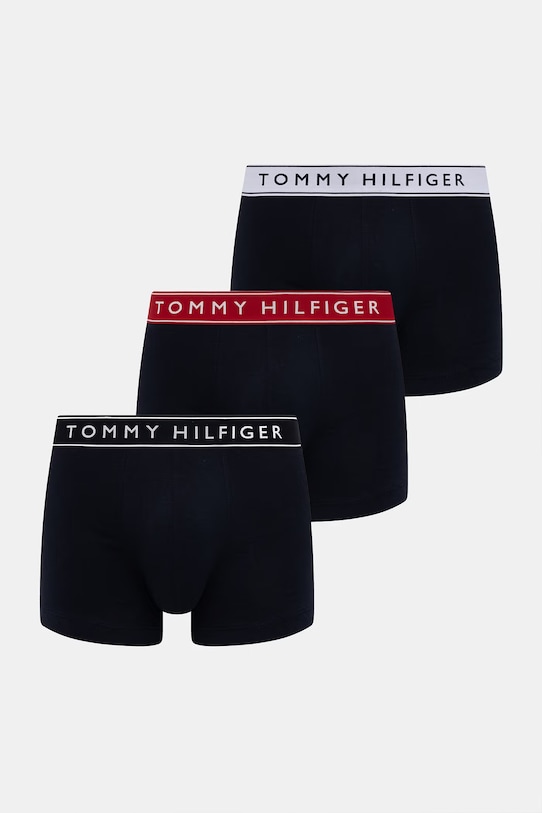 Tommy Hilfiger Μποξεράκι Ανδρικό με βαμβάκι 3-pack μαύρο UM0UM03881