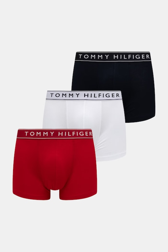 Tommy Hilfiger přiléhavé boxerky pánské 3-pack červená UM0UM03882