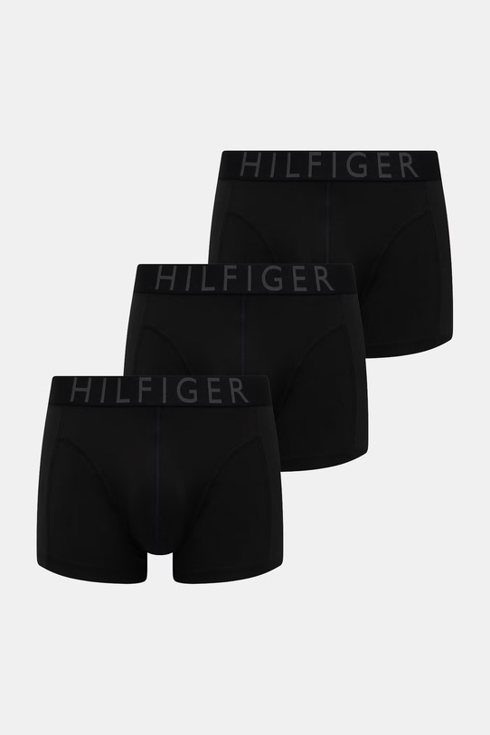 Tommy Hilfiger priliehavé boxerky pánske 3-pak čierna UM0UM03887