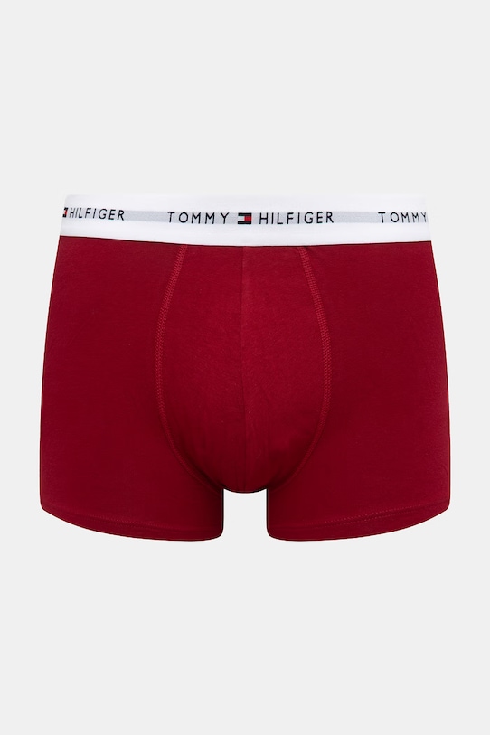 Tommy Hilfiger bokserki męskie bawełniane z elastanem 3-pack czerwony UM0UM03889