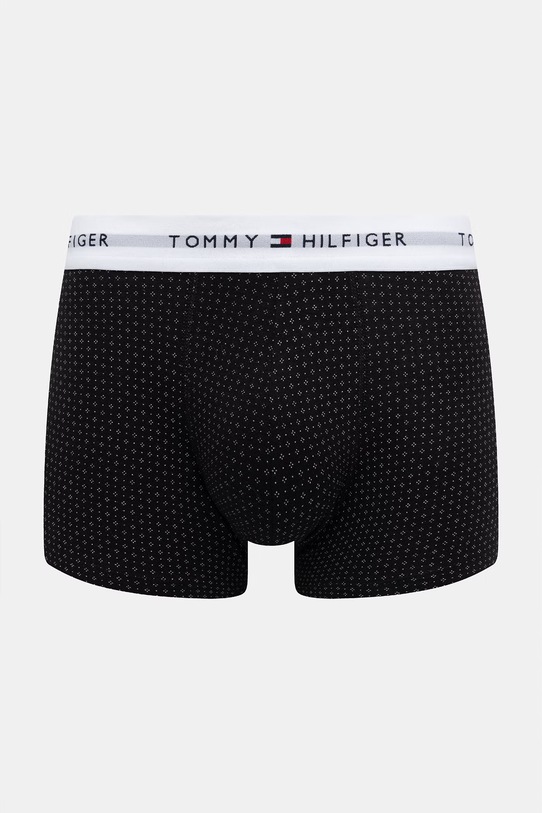 Îmbrăcăminte Tommy Hilfiger boxeri mulați pentru bărbați, din bumbac cu elastan pachet de 3 UM0UM03891 negru