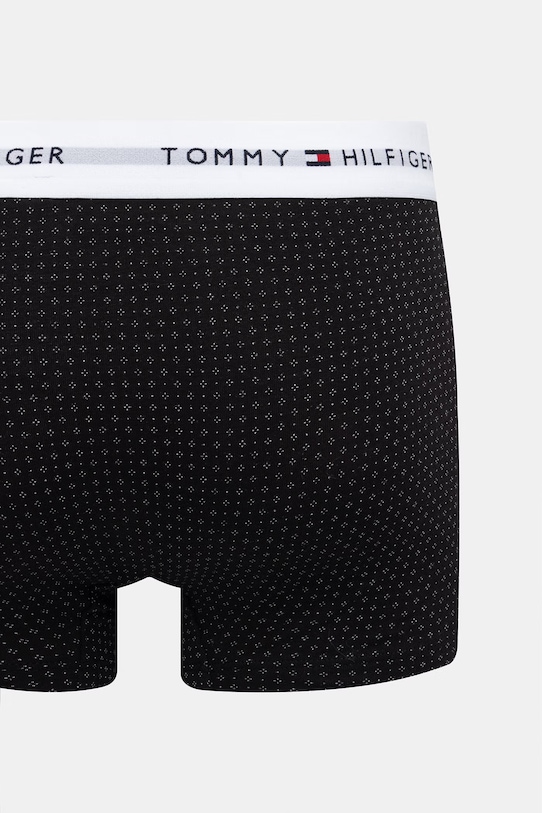 Tommy Hilfiger boxeri mulați pentru bărbați, din bumbac cu elastan pachet de 3 negru UM0UM03891