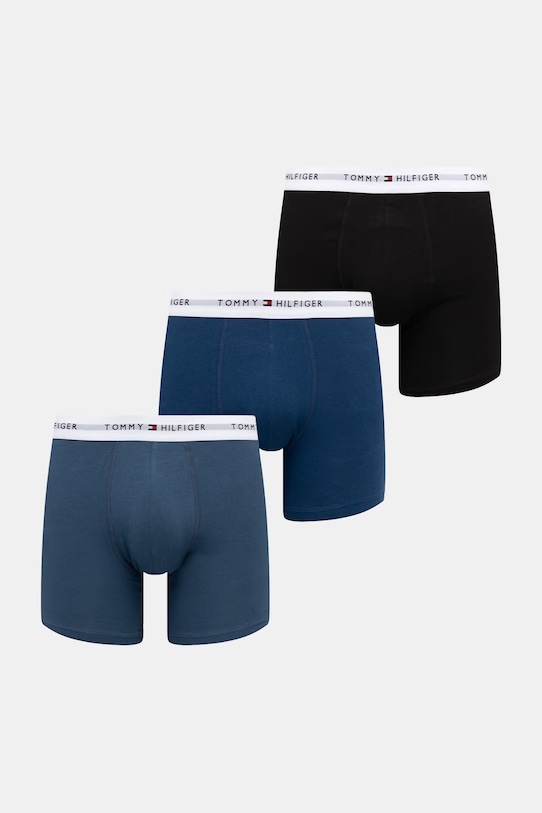 Tommy Hilfiger bokserki męskie z bawełną 3-pack granatowy UM0UM03892