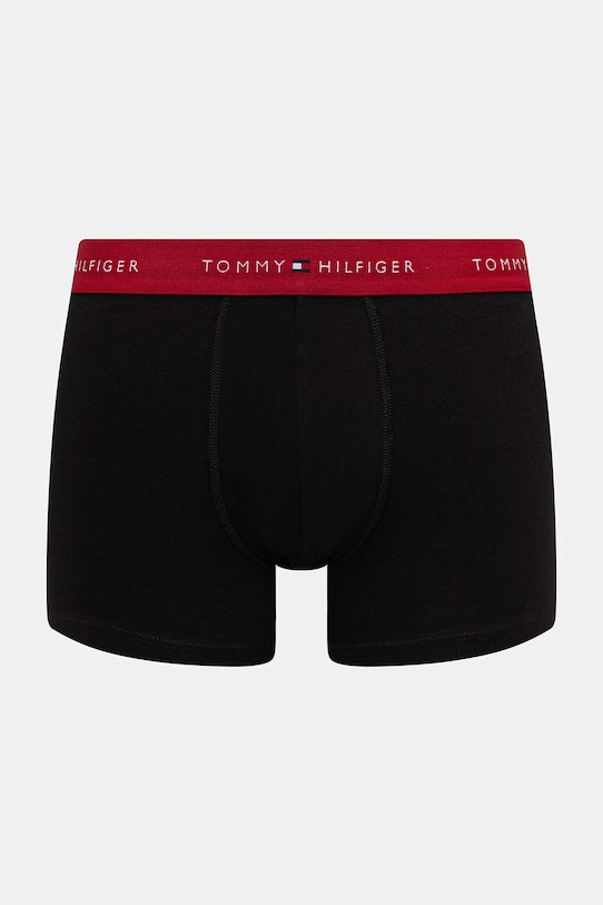Tommy Hilfiger прилепнали мъжки боксерки от памук с еластан 5 броя черен UM0UM03893