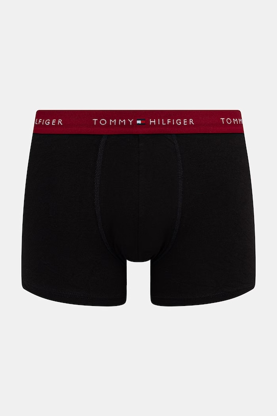 Tommy Hilfiger прилепнали мъжки боксерки от памук с еластан 5 броя UM0UM03893 черен