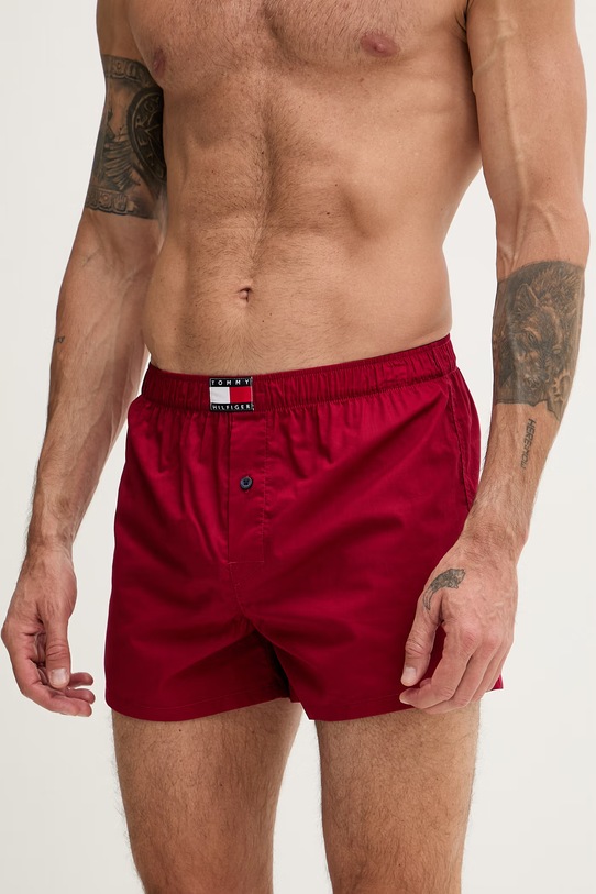 Tommy Hilfiger bokserki męskie bawełniane 3-pack niebieski UM0UM03898