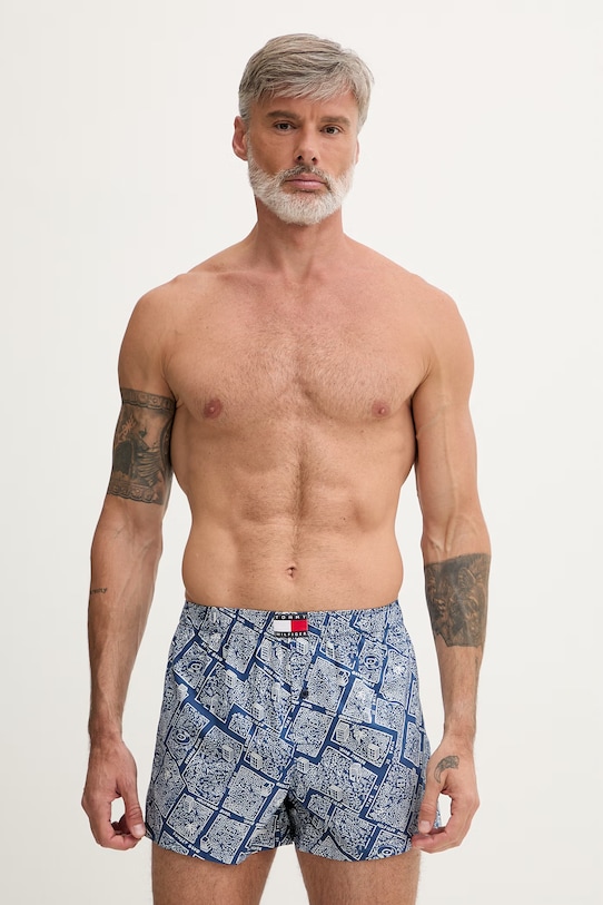 Tommy Hilfiger boxerky pánske bavlnené 3-pak tmavomodrá UM0UM03898