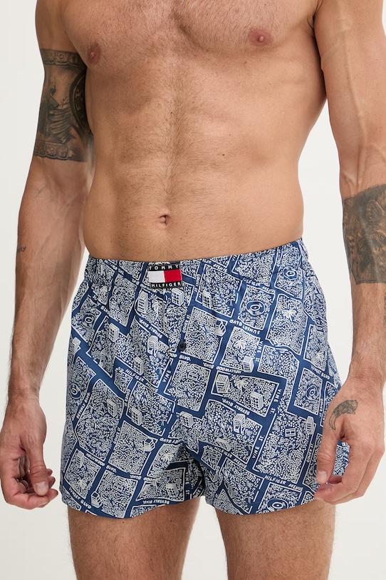 Tommy Hilfiger boxerky pánske bavlnené 3-pak UM0UM03898 tmavomodrá SS26