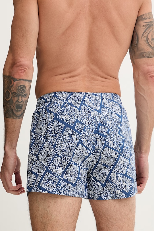 Tommy Hilfiger boxerky pánske bavlnené 3-pak UM0UM03898 tmavomodrá