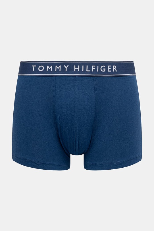 Tommy Hilfiger priliehavé boxerky pánske bavlnené s elastanom 5-pak UM0UM03906 modrá SS26