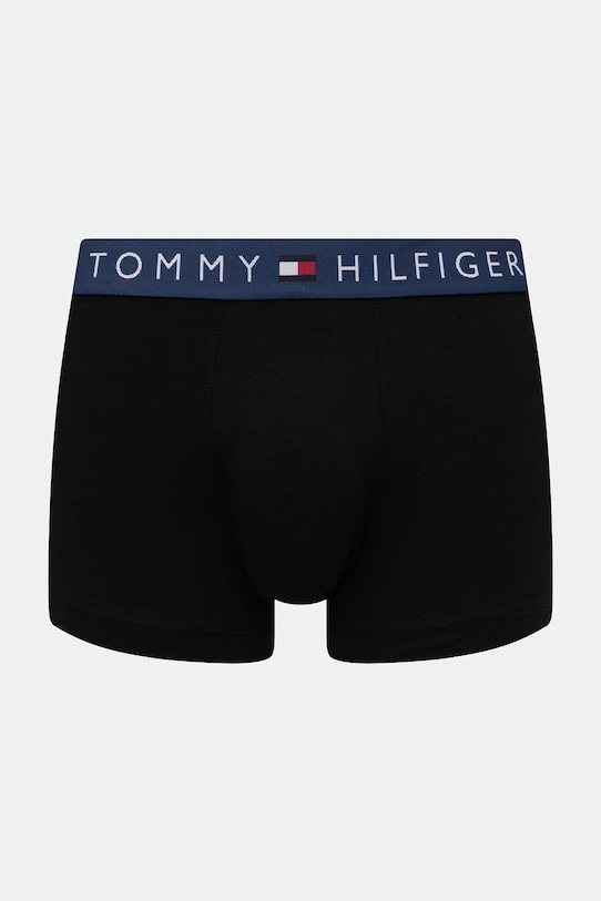 Tommy Hilfiger εφαρμοστά μποξεράκια Ανδρικά βαμβάκι με ελαστάν 3-pack μαύρο UM0UM03908