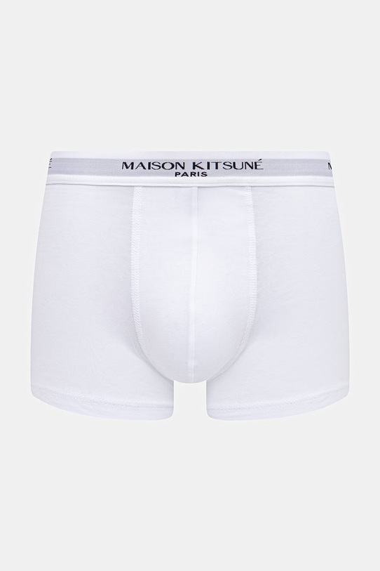 Maison Kitsuné bokserki 3-pack QM03600KA0041 czarny SS26