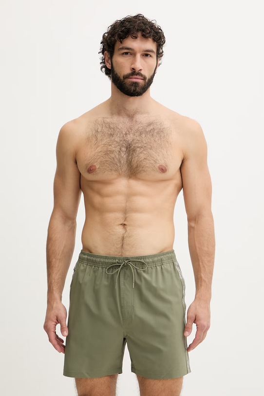 Calvin Klein Pantaloni scurți de baie bărbați verde LV00N61002
