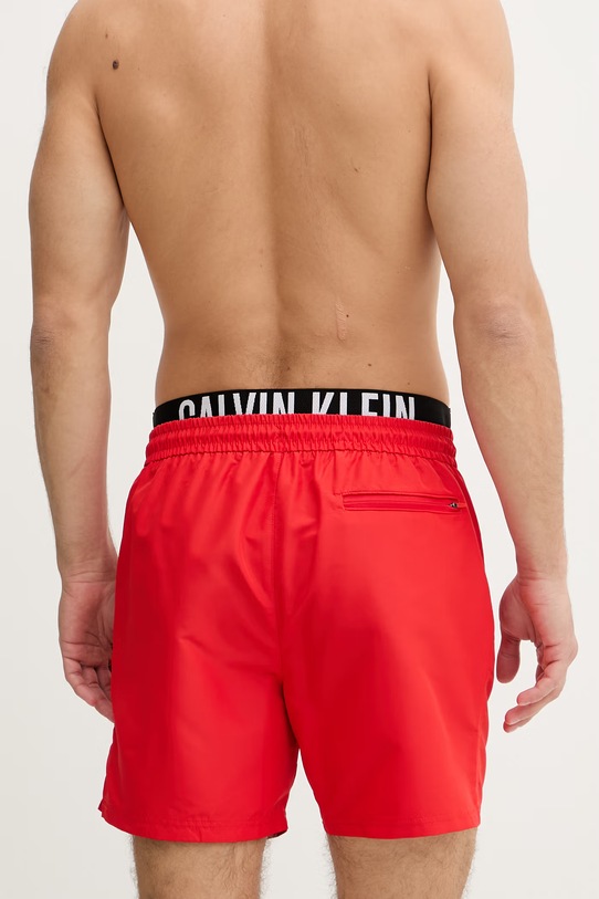 Ρούχα Calvin Klein σορτς μαγιό ανδρικά LV00N61015 κόκκινο
