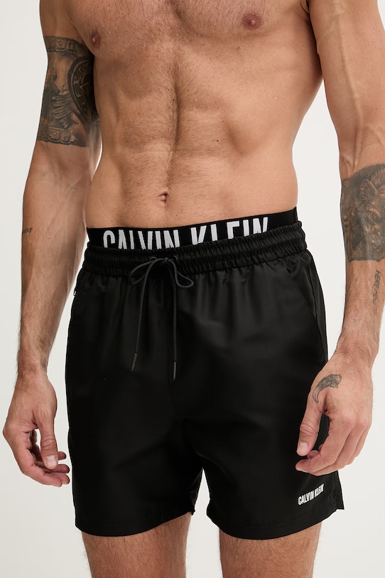 Calvin Klein szorty kąpielowe męskie LV00N61015 czarny SS26