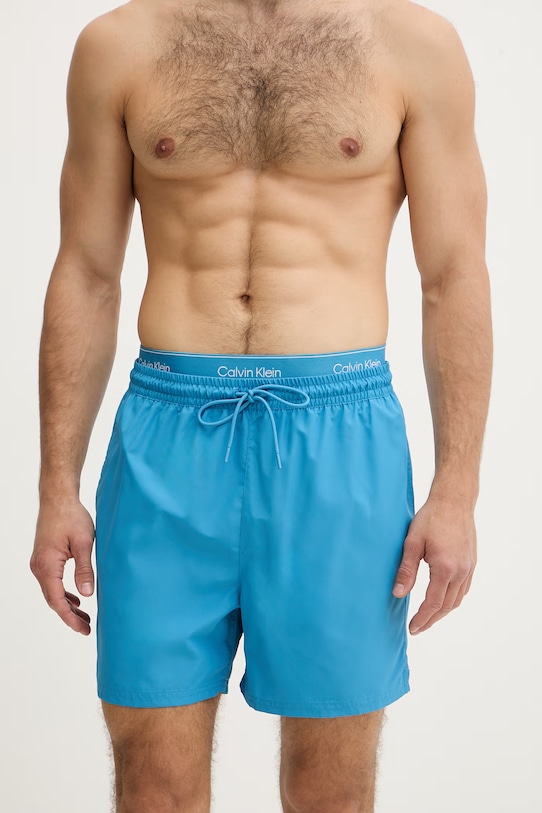 Calvin Klein plavecké šortky pánske LV00N61023 modrá SS26