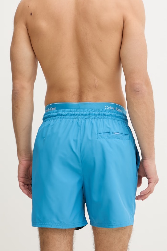 Îmbrăcăminte Calvin Klein pantaloni scurți de baie pentru bărbați LV00N61023 albastru