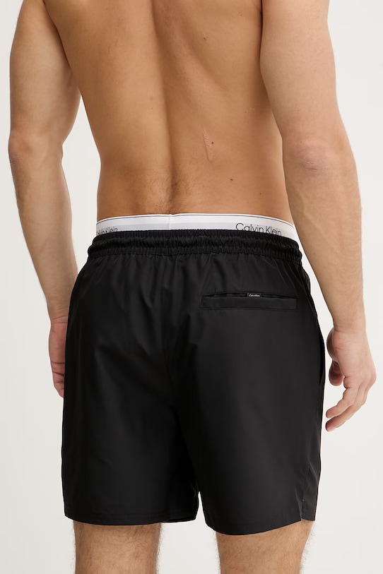 Oblačila Calvin Klein kopalne kratke hlače moške LV00N61023 črna